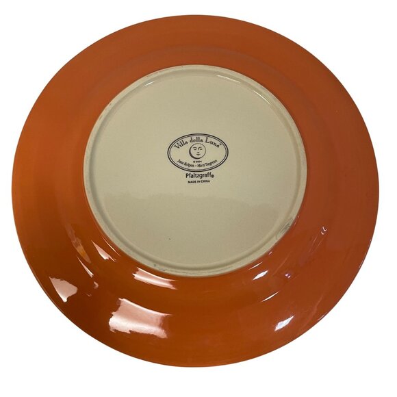 Pfaltzgraff Villa Della Luna Dinner Plate 11" Hand-Painted Ceramic Multicolor De - Picture 5 of 7